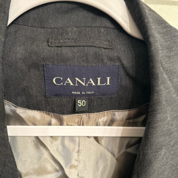 Canali Men's Charcoal Jacket - Picture 2 of 11